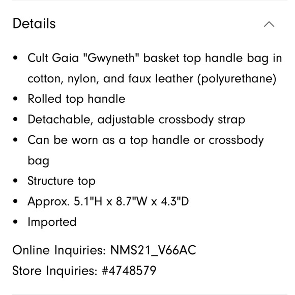 Cult Gaia Gwyneth Basket Bag - Picture 7 of 7